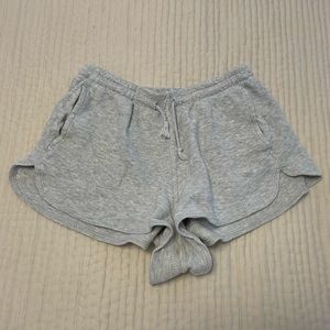 John Galt grey sleep shorts